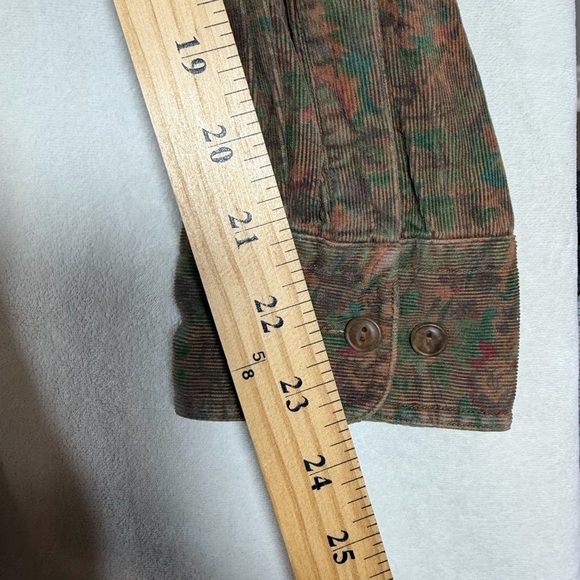 INSANE Vintage Ralph Lauren 16.5 34-35 Corduroy Paisley Western Chaps Shirt - Picture 8 of 10